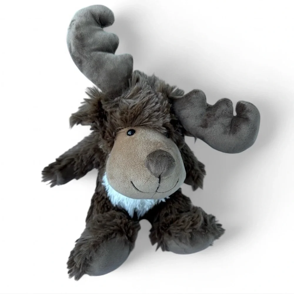 Suzzi Pals Microwaveable Heatable Stuffed Moose Animal Ages 3+ NWT